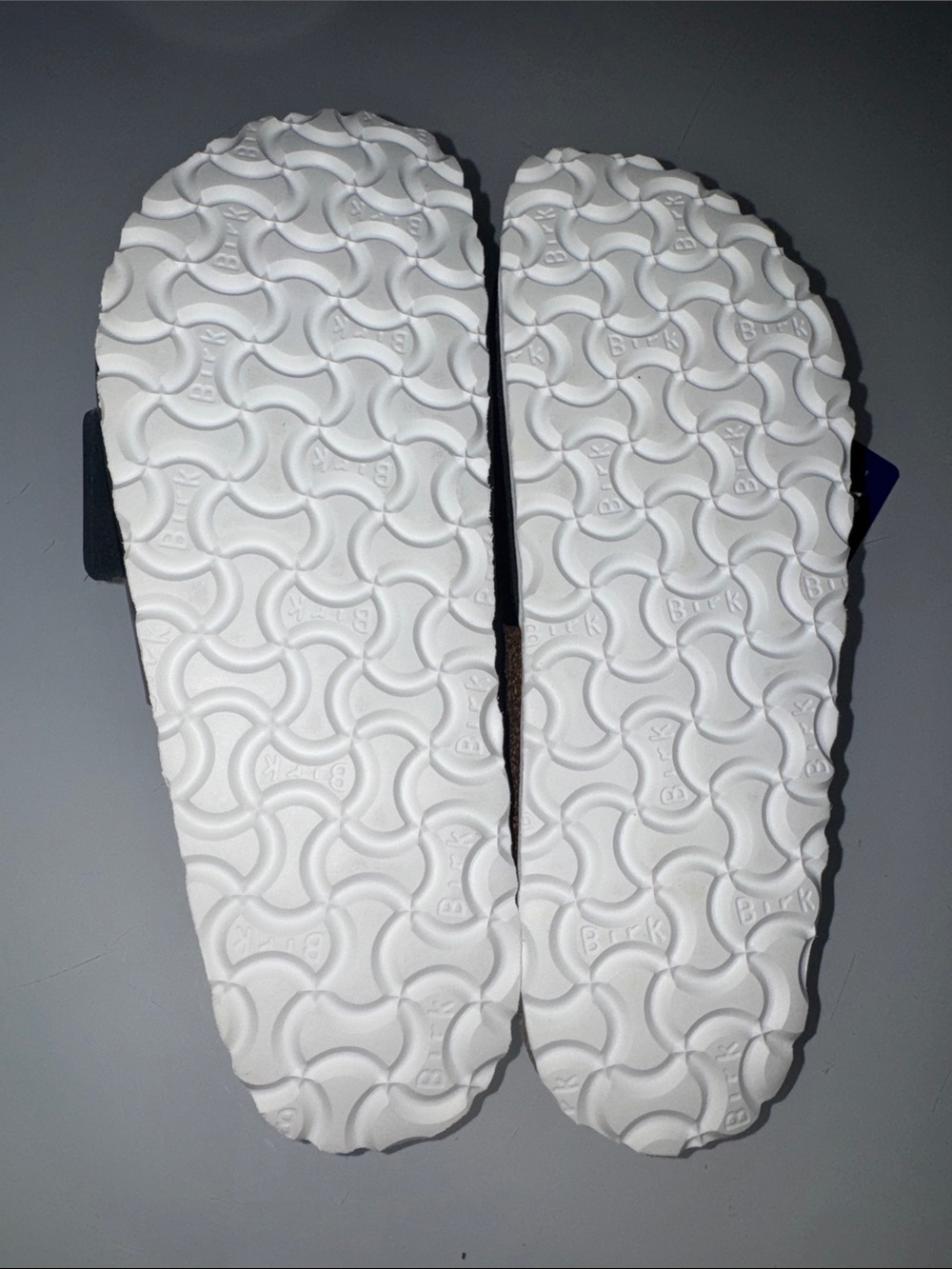 Birkenstock Madrid Big Buckle Black Patent White Buckle Size 8 Narrow (EU 39) - Picture 11 of 13